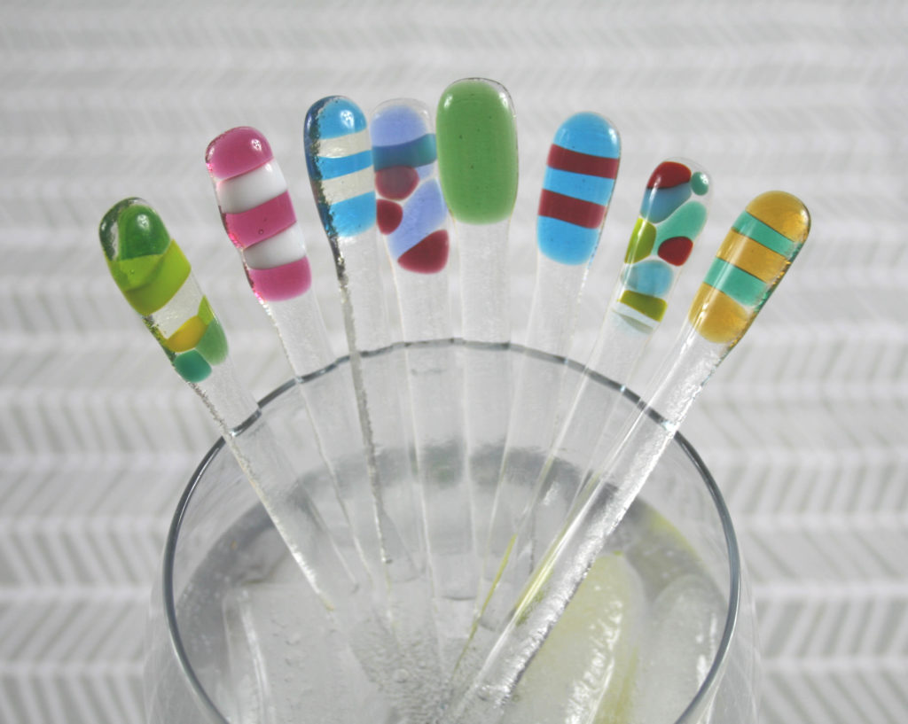 Glass Drink Stirrer / Swizzle Stick 