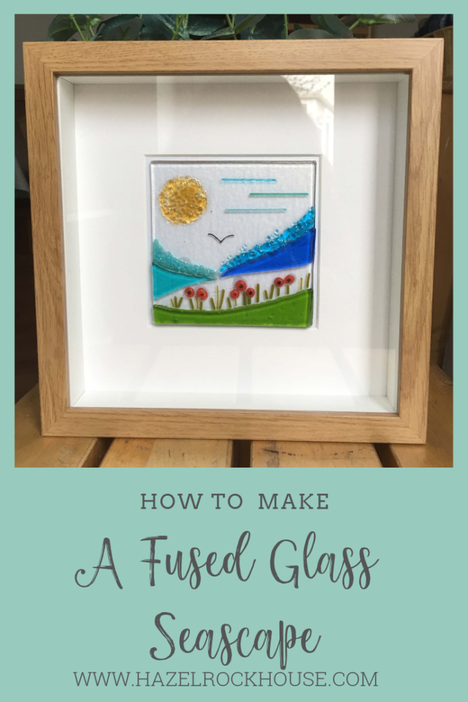 How to make a fused glass seascape pin.